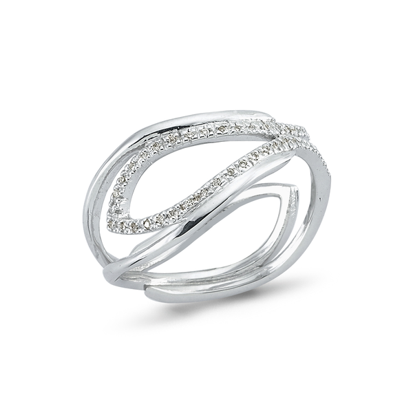 The Locked Infinite White Gold Short Ring BETL MALiK FINE JEWELLERY The Locked Infinite White Gold Short Ring BETL MALiK FINE JEWELLERY