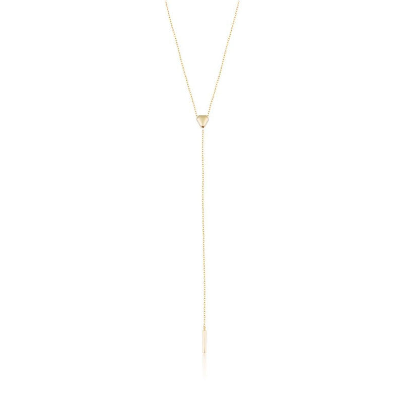 Tie 14 K Yellow Gold Necklace