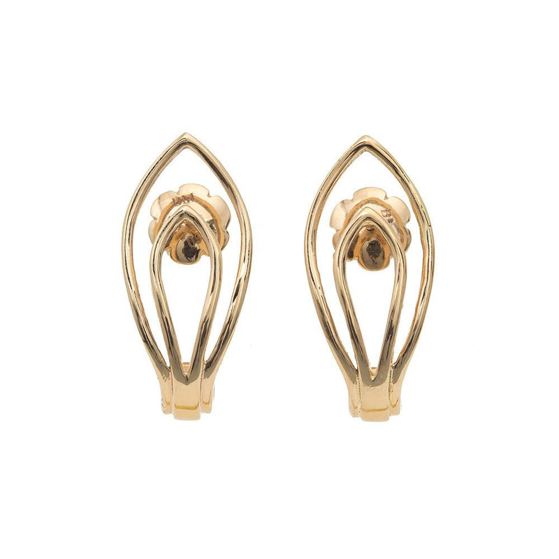 The Locked Infinite Rose Gold Stud Earrings